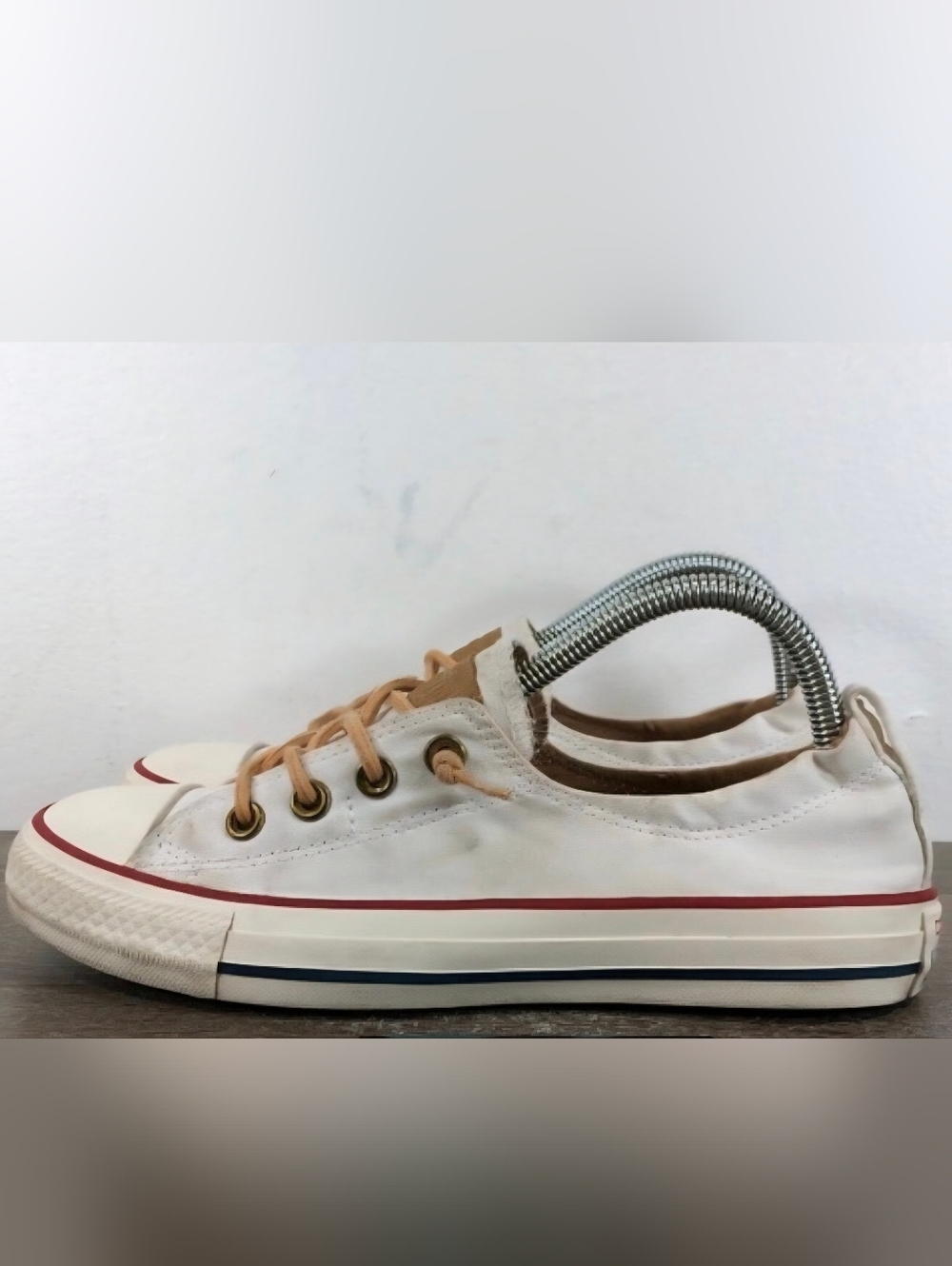 Converse Chuck Taylor All Star Shoreline Slip On White Sneaker Women 7.5 551621F